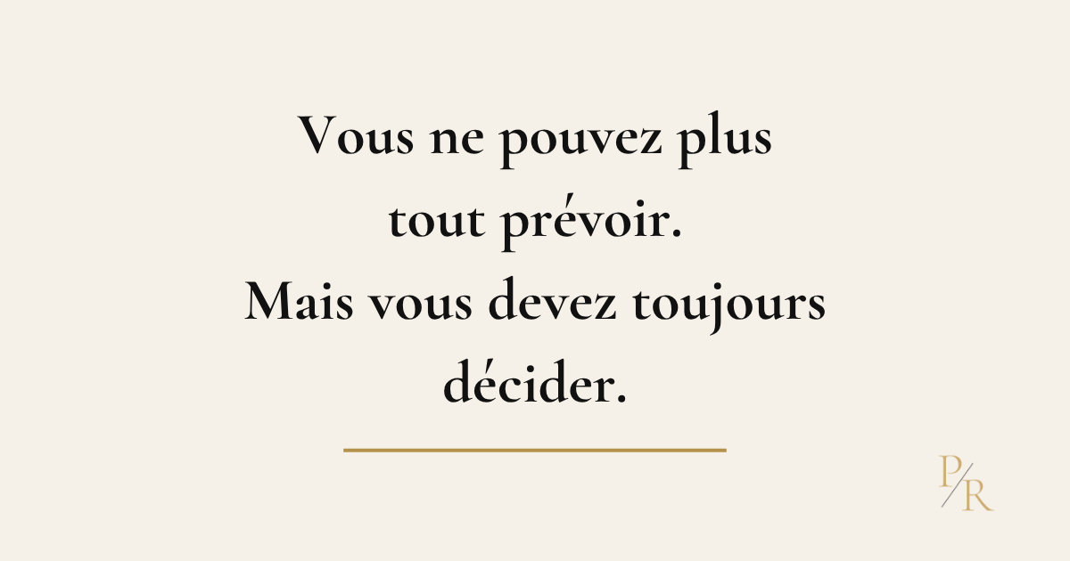 Dirigeant prenant une décision dans un environnement complexe et incertain
